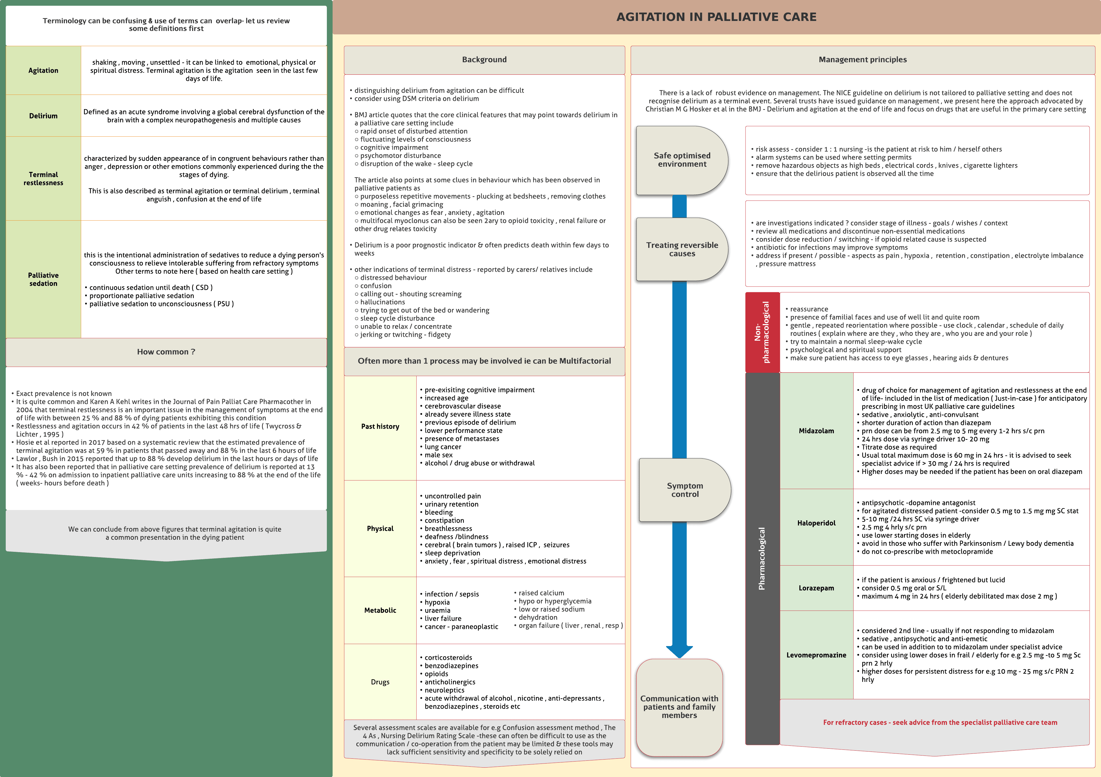 Agitation in palliative care